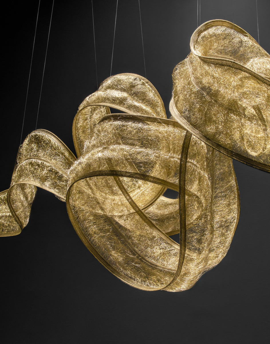 Genesis double linear suspended sculpture – Terzani Usa Shop