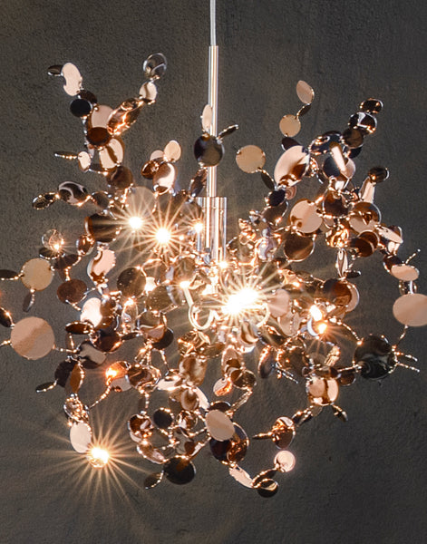 Argent 4 round multi light pendant 6 | Terzani shop