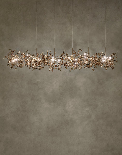 Argent 6 linear multi light pendant 6 | Terzani shop