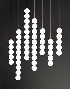 Abacus linear multi light pendant 2 | Terzani shop