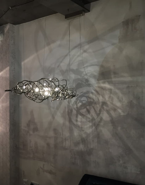 Doodle linear chandelier 3 | Terzani shop