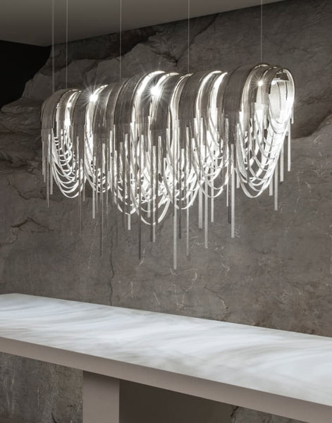 Volver linear chandelier 2 | Terzani shop